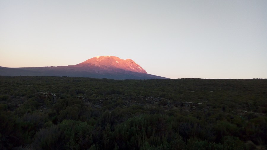 Sunset view of Mount Kilimanjaro