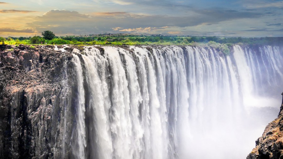 Admire the view of the stunning Victoria Falls