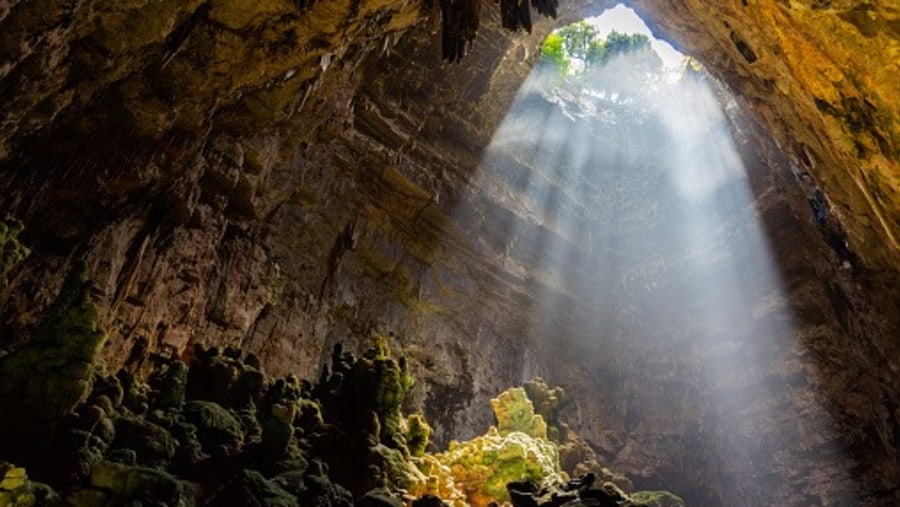 Castellana Caves in Castellana Grotte, Italy