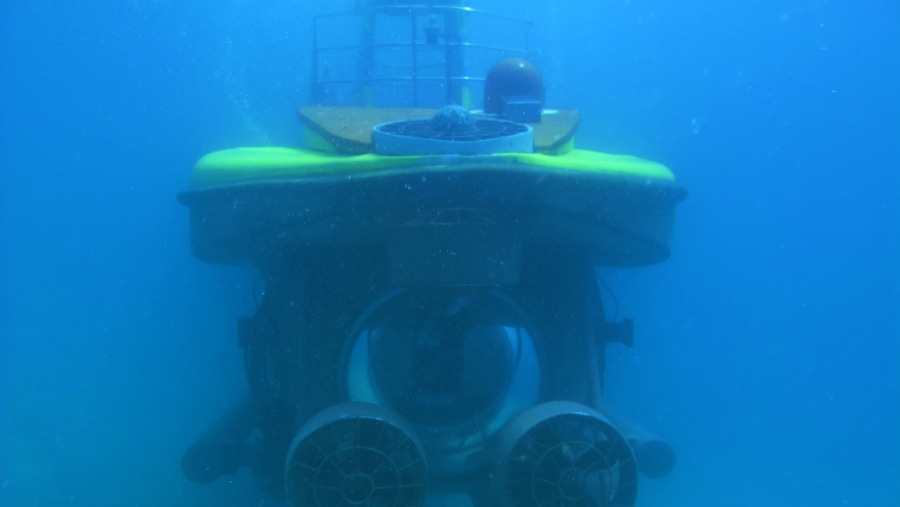 Board a submarine and explore the depths of the sea