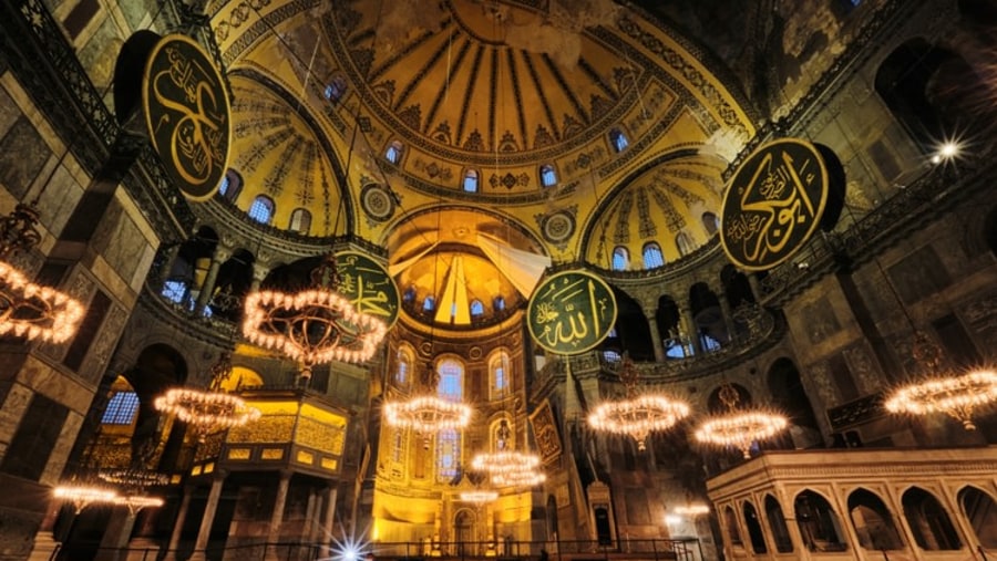 Visit the magnificent Hagia Sophia