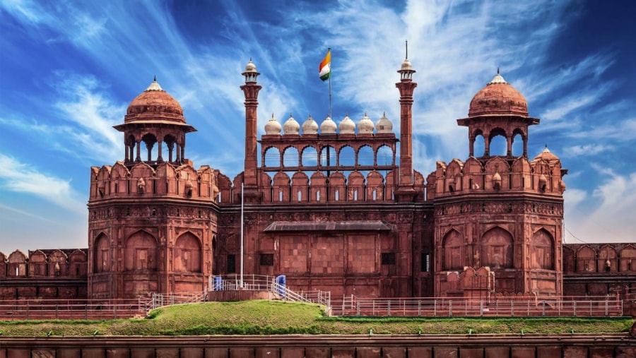 Red Fort in Delhi.