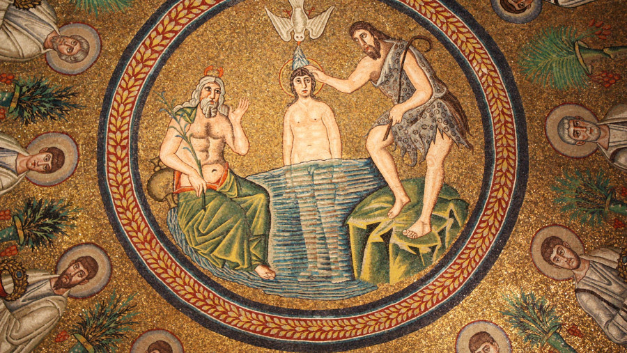 Arian Baptistry Mosaic at Ravenna
