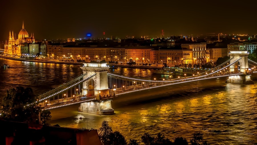 Szechenyi Chain-Bridge Budapest