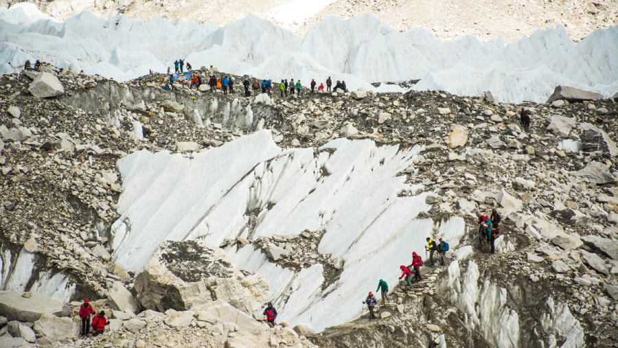 The Journey to the Everest Base Camp in Nepal