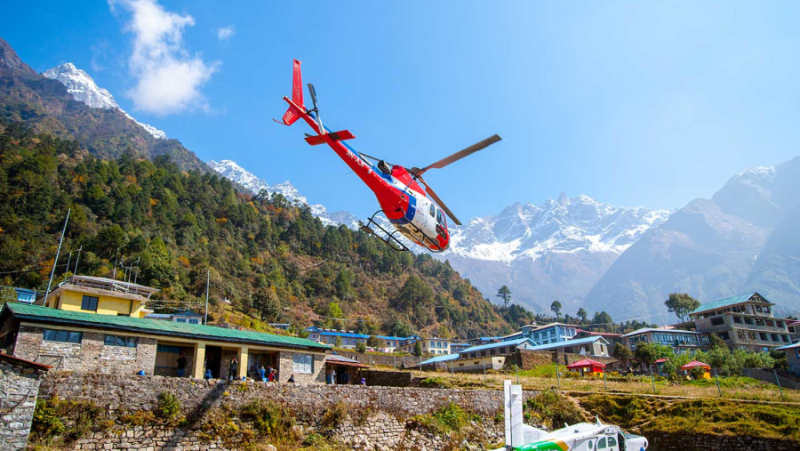 Everest Base Camp Helicopter Tour in Nepal