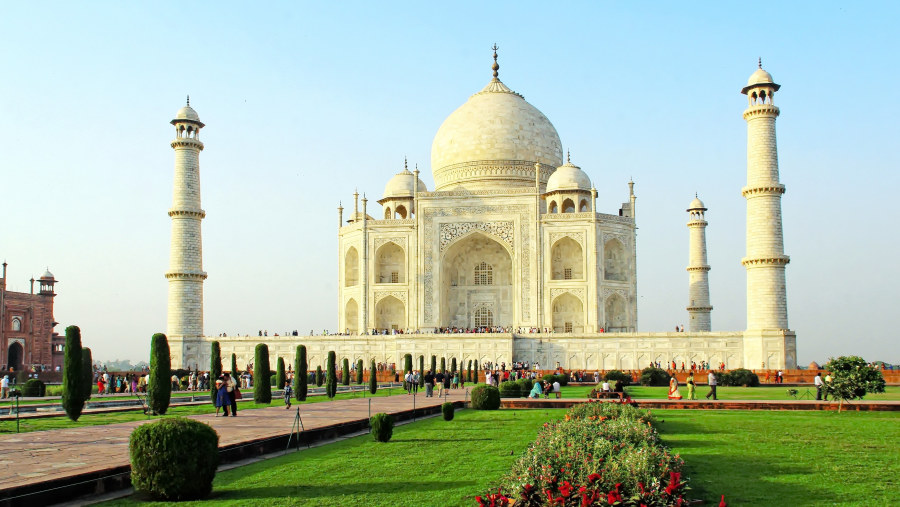 Pay a visit the magnificent Taj Mahal in Agra, India