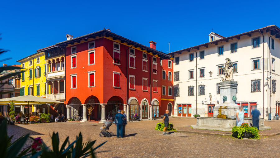 Piazza Paolo Diacono in Cividale del Friuli