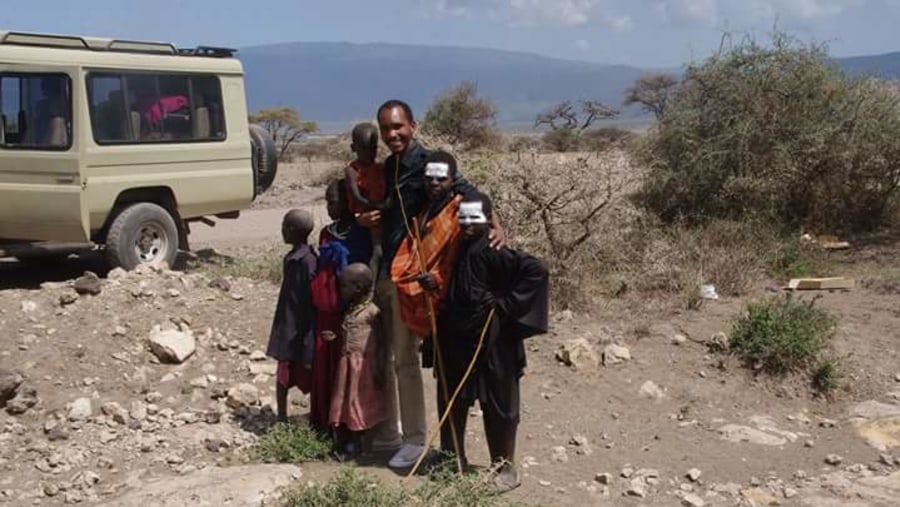 Maasai village 