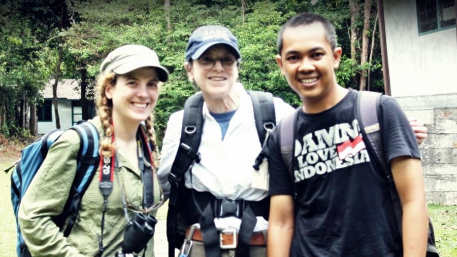 Camp Leakey with Julie and Bess