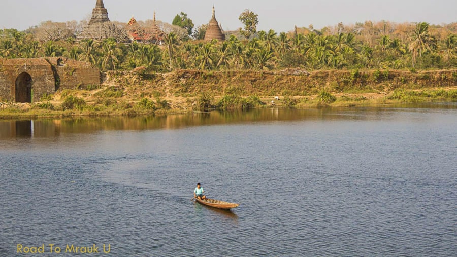 Latsekan lake in Mrauk U