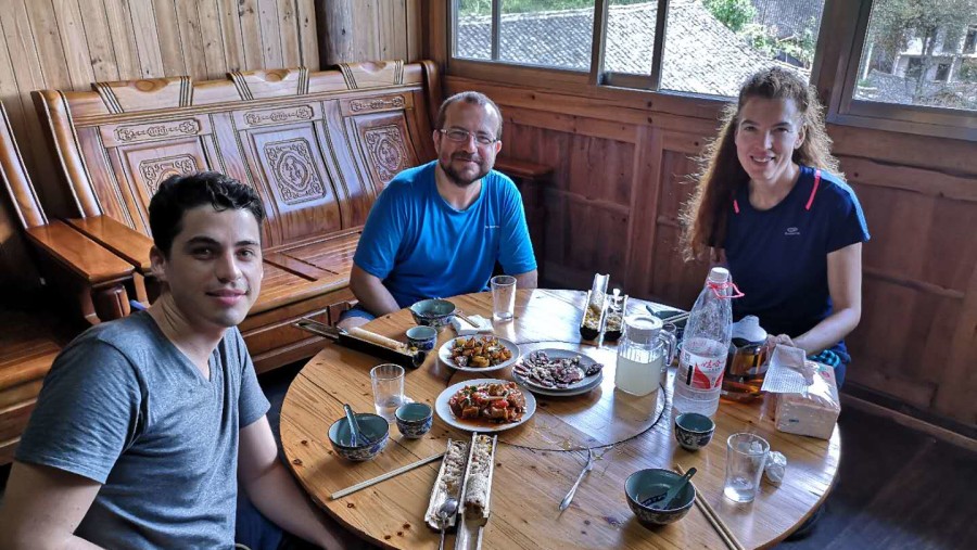 Longji Local Farmer House Lunch