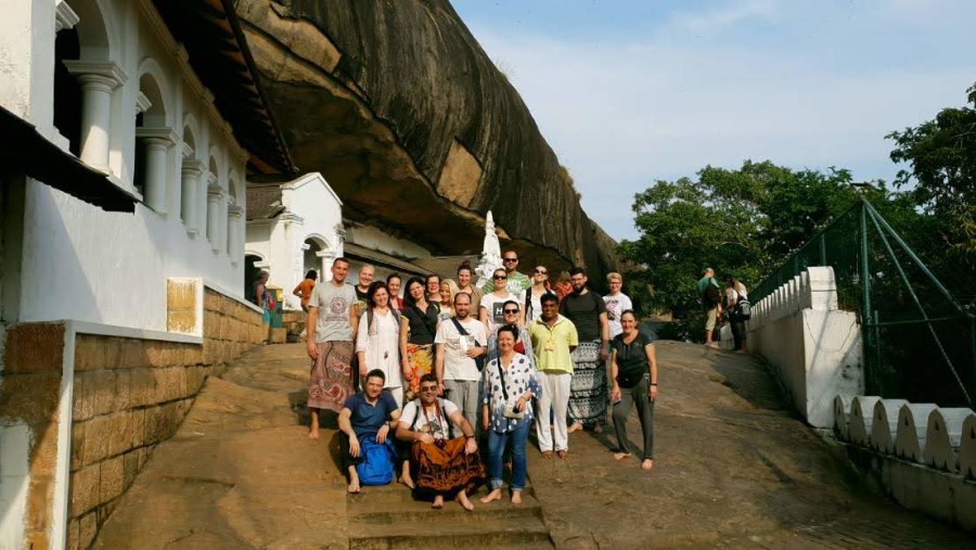 At Dambulla Cave Temple 