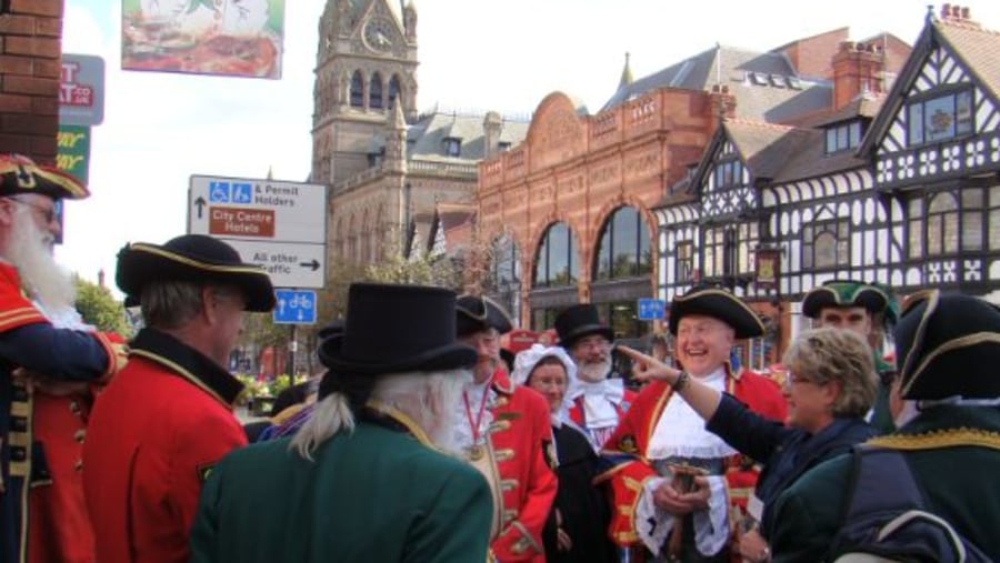 On tour with the World Town Criers