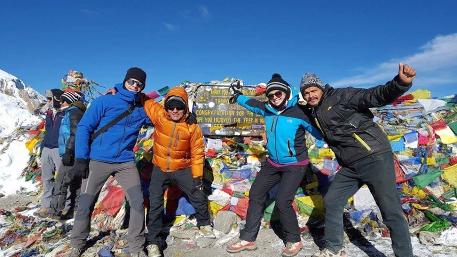 Our Team in Annapurna Base Camp