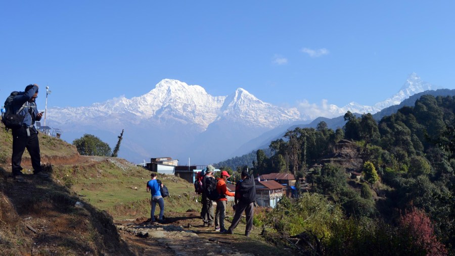 During Annapurna Base Camp Trekking at Deurali