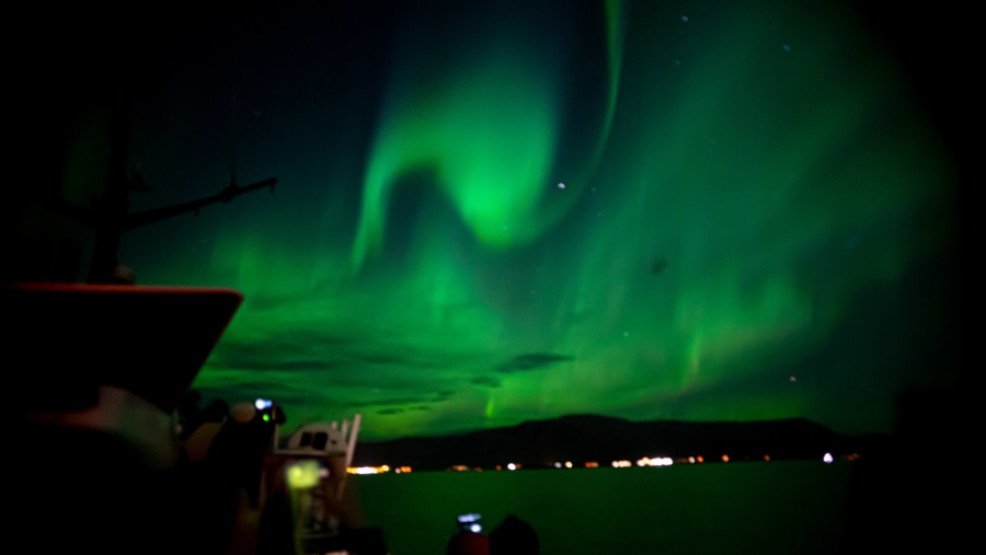 Northern Lights by Boat