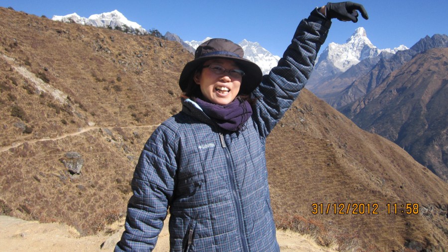 Mt Amadablam in Your hand