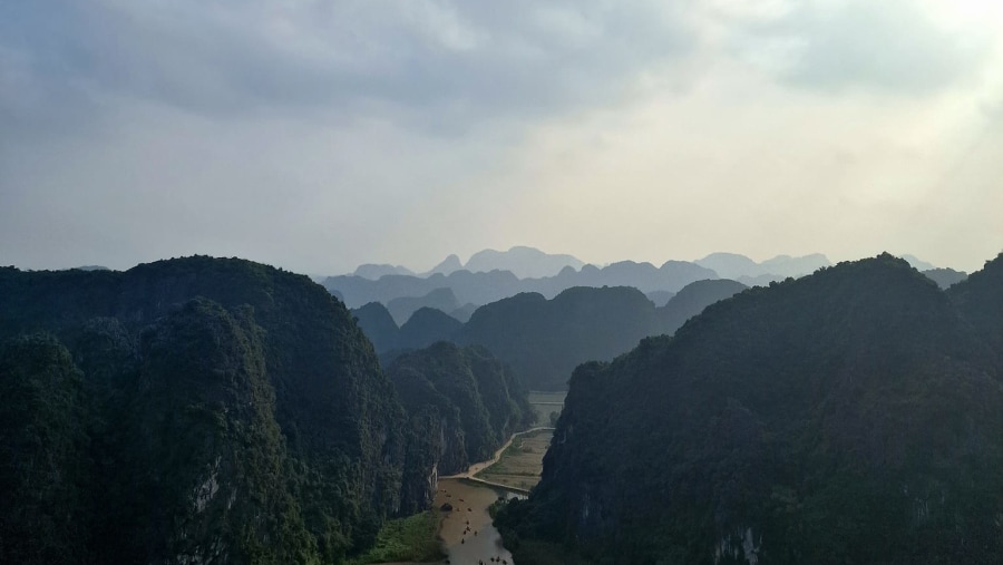 View from Mua Cave in Ninh Binh