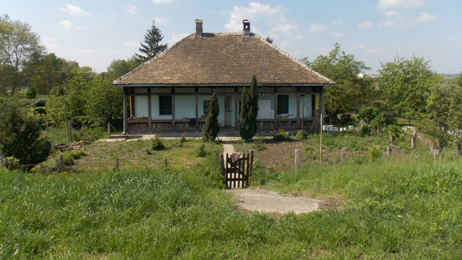 Guard house on Danube dam