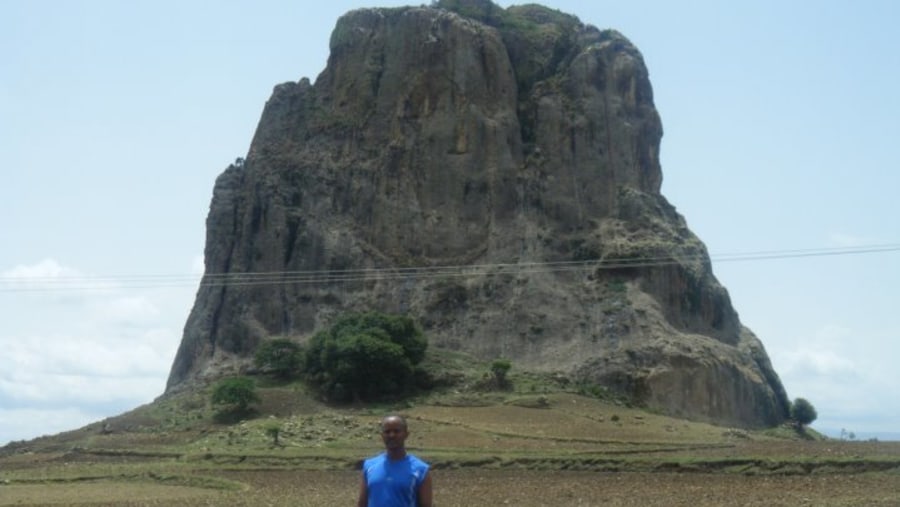  on the way to Gonder mountain 