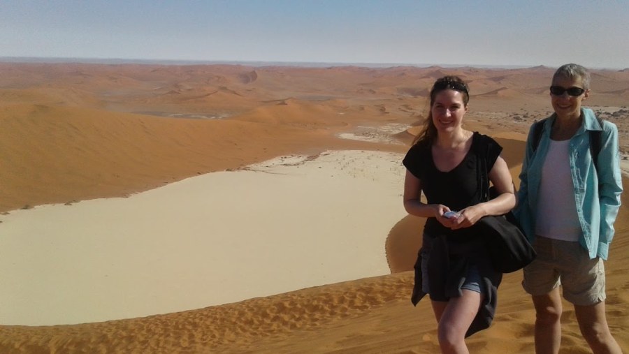 Ontop of Big Daddy Dune at Deadvlei