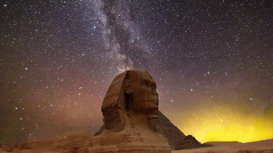 The great sphinx of Giza.