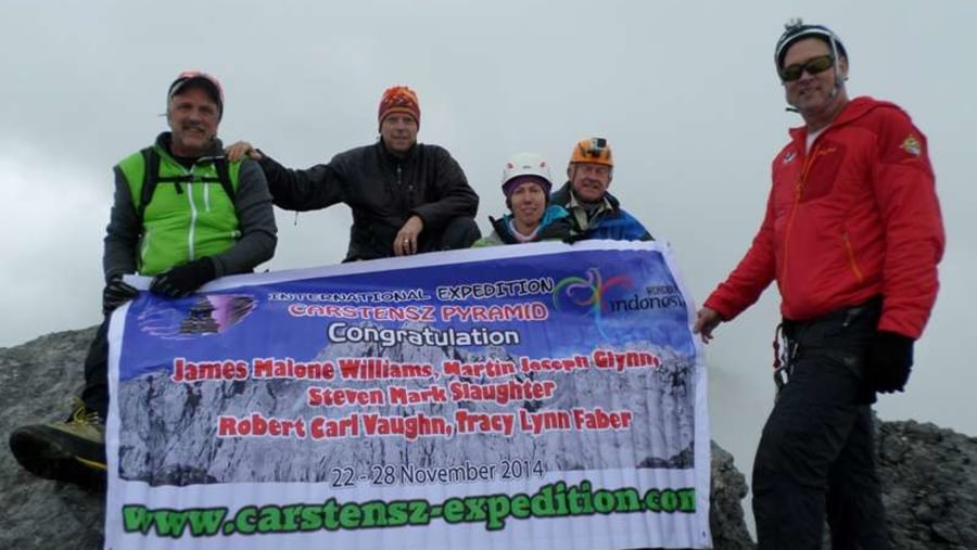 On top of carstensz pyramid nove 2014