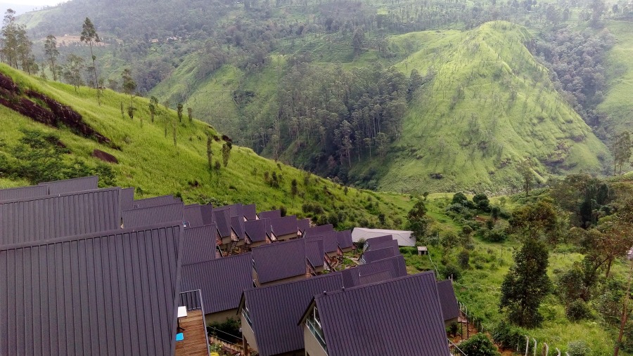 Waterfall villas