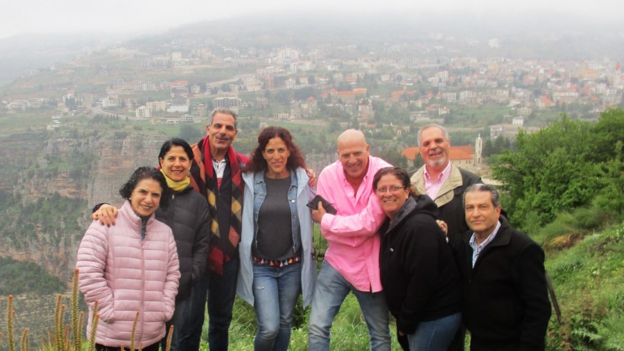 Lebanese Mexican family in the Holy Valley of Qadisha (2019-05)