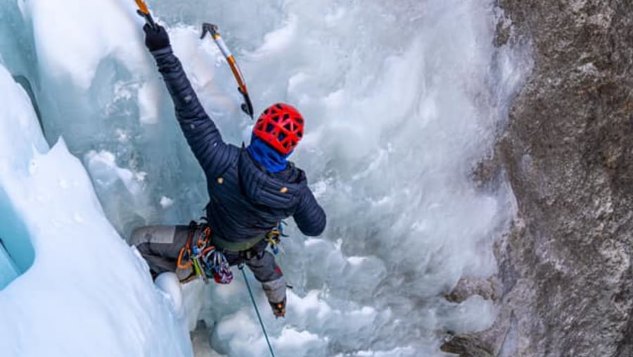 Ice climbing