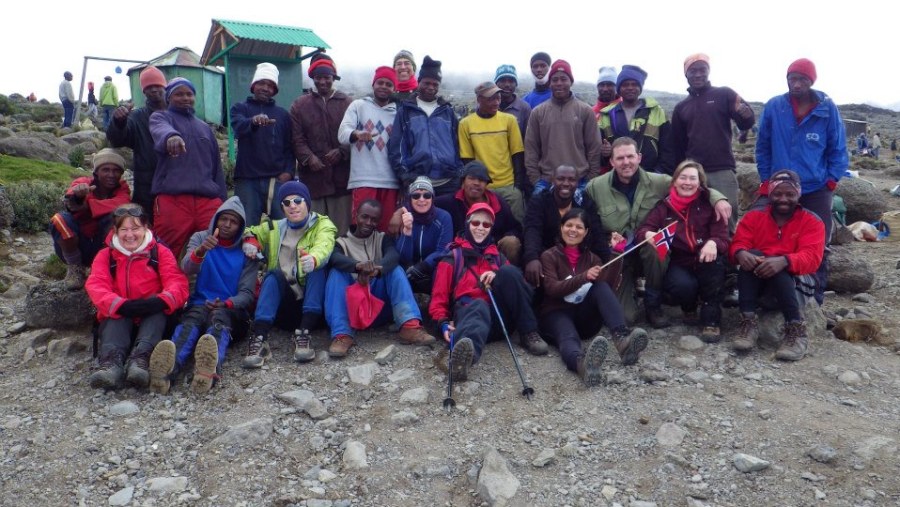 Step to Kili group in Kilimanjaro Mountain.