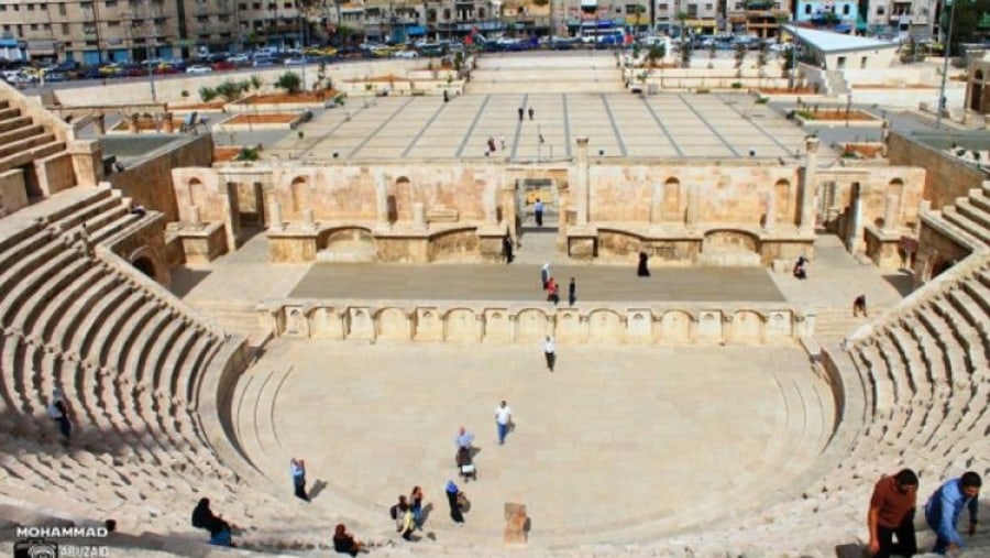 Amman Citadel And Roman Amphitheater. Hayat Enjoy Tours With Muhannad Saudi 00962776677963