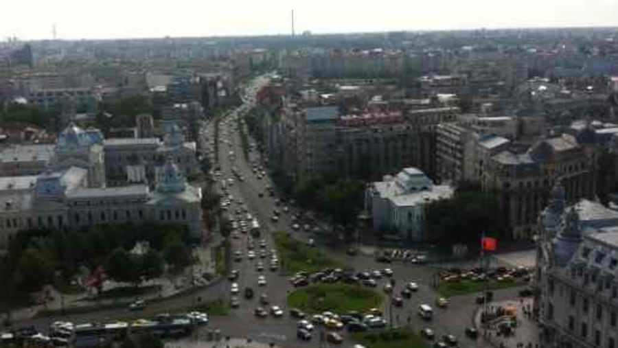 Bucharest seen from above