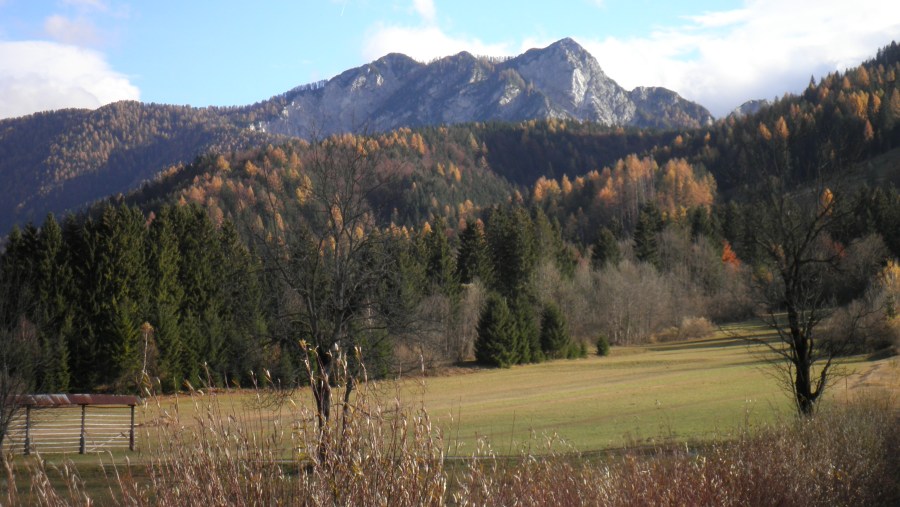 Across the border in Rateče on the Italian side