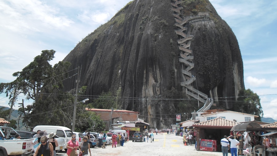 The El Penol Rock (200mts high)