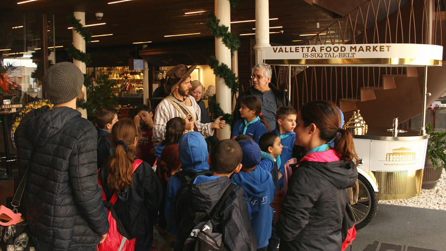 Valletta Food Market..small break