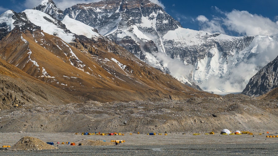 Mount Everest in Tibet