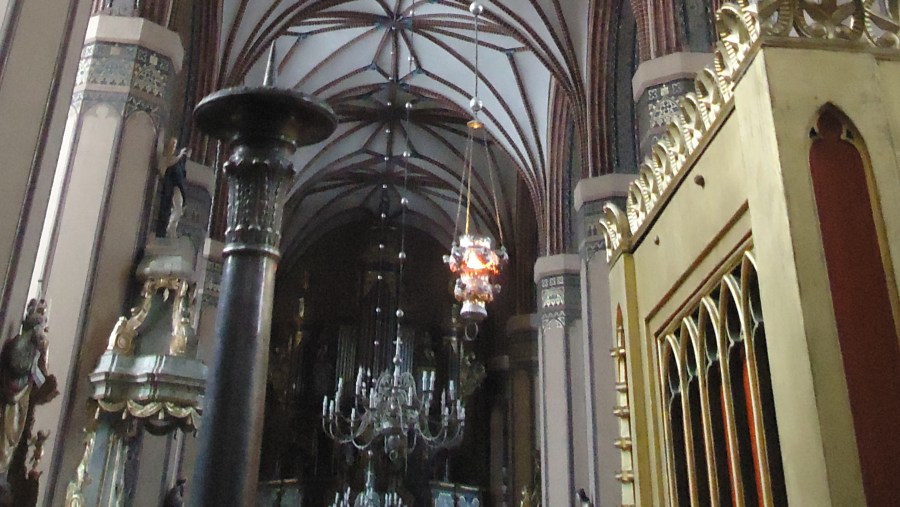 splendid vaulted ceilings of the Frombork Cathedral