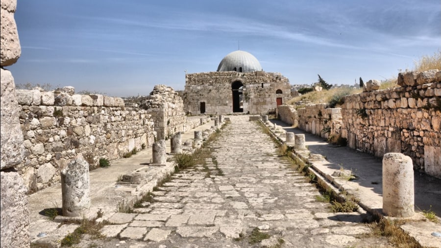 Amman Citadel And Roman Amphitheater. Hayat Enjoy Tours With Muhannad Saudi 00962776677963
