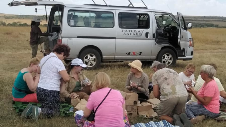 Lunch in the wilderness