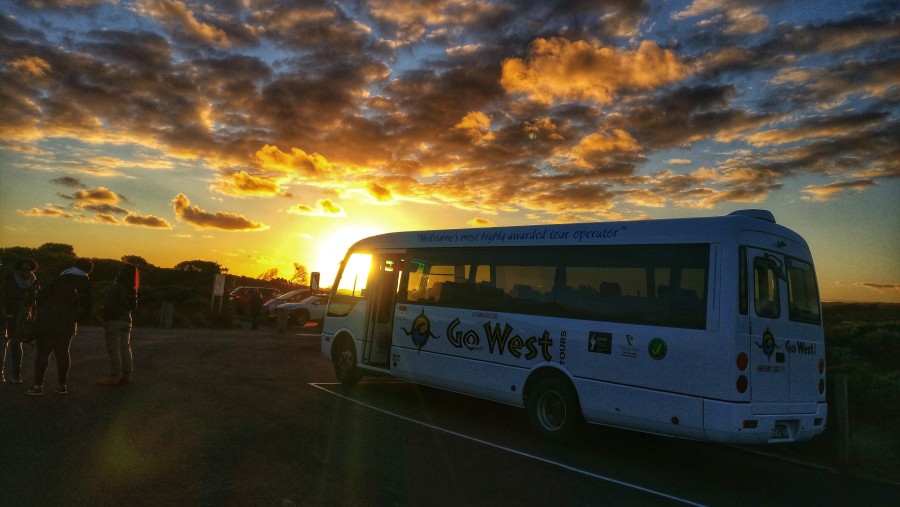 Sunset on the Great Ocean Road