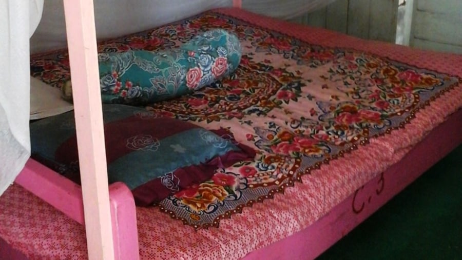 Bed room on Pagang Island