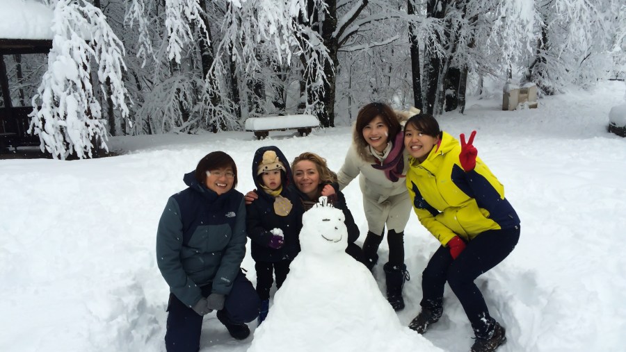 Making snowman :-)