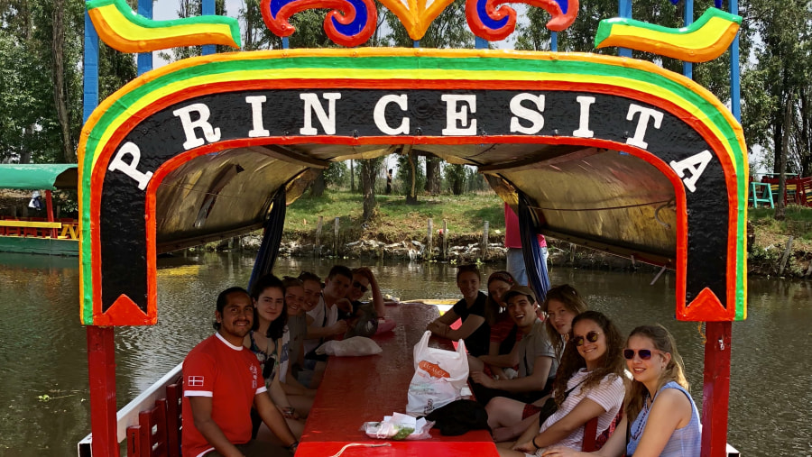 Xochimilco “Trajineras” boat ride
