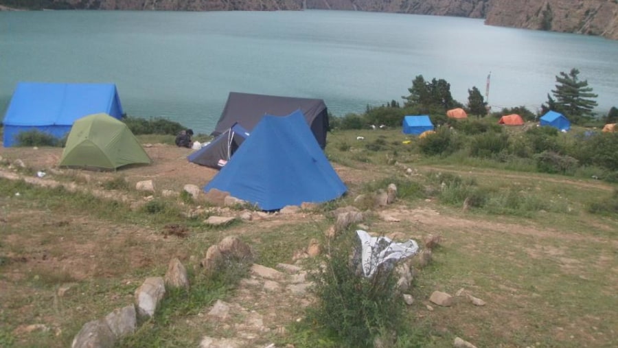 Shey Phoksundo lake dolpo,deepest lake in Nepal