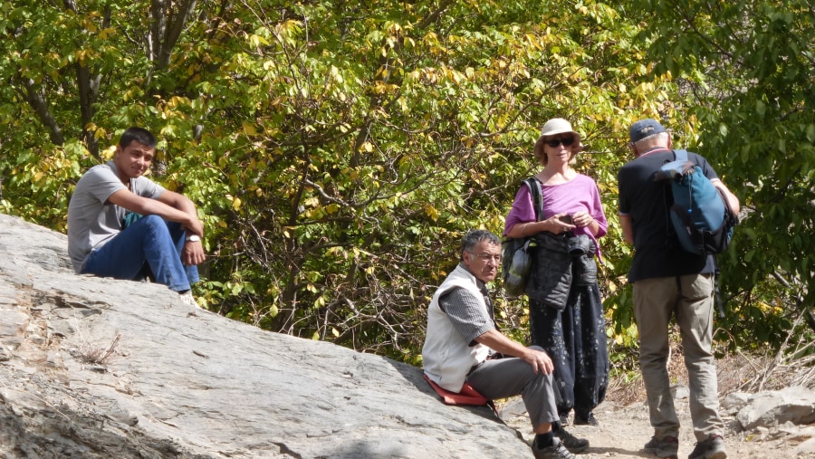 Ukhum with french tour guide