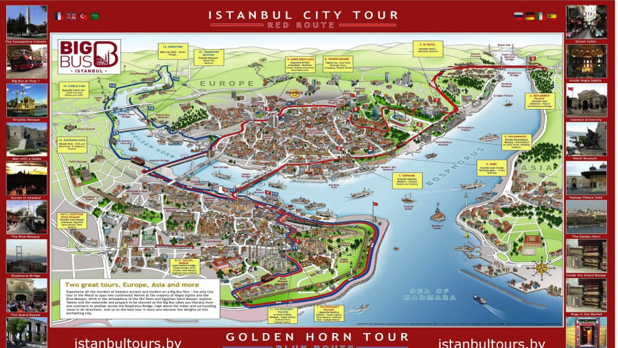 Tour on Golden Horn/maramara Sea and Bosphorus