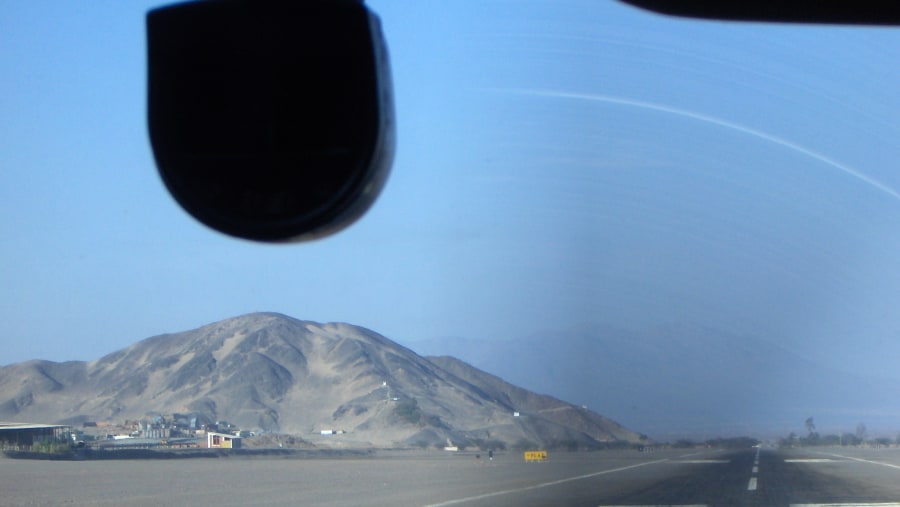 Nasca Airfiled landing track.