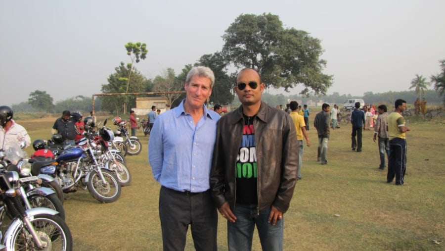 with Jeremy Paxman of the BBC